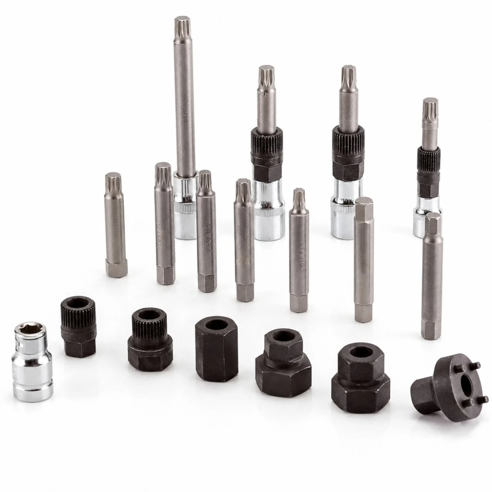 18-Piece Alternator Freewheel Pulley Removal Kit (OAP / OAD)