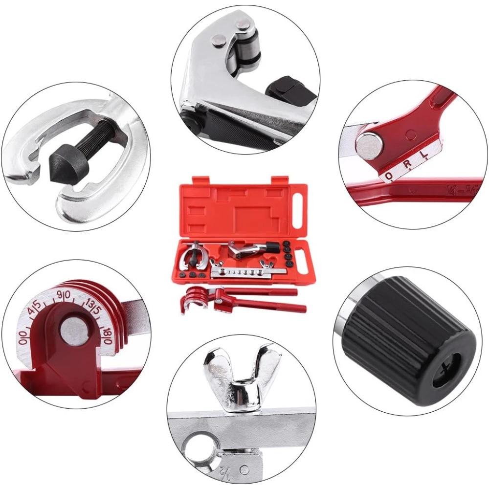 45 Degree Tube Flaring and Bending Kit for Copper, Stainless Steel and Aluminium