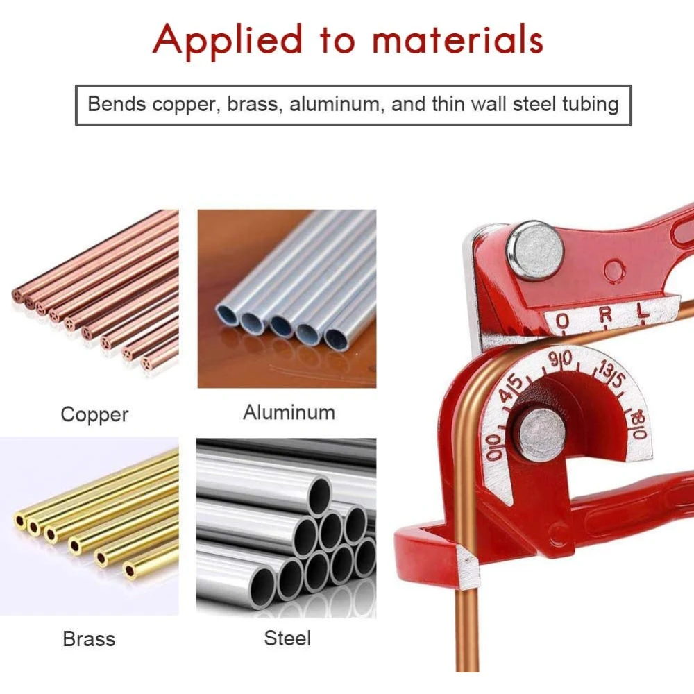 45 Degree Tube Flaring and Bending Kit for Copper, Stainless Steel and Aluminium