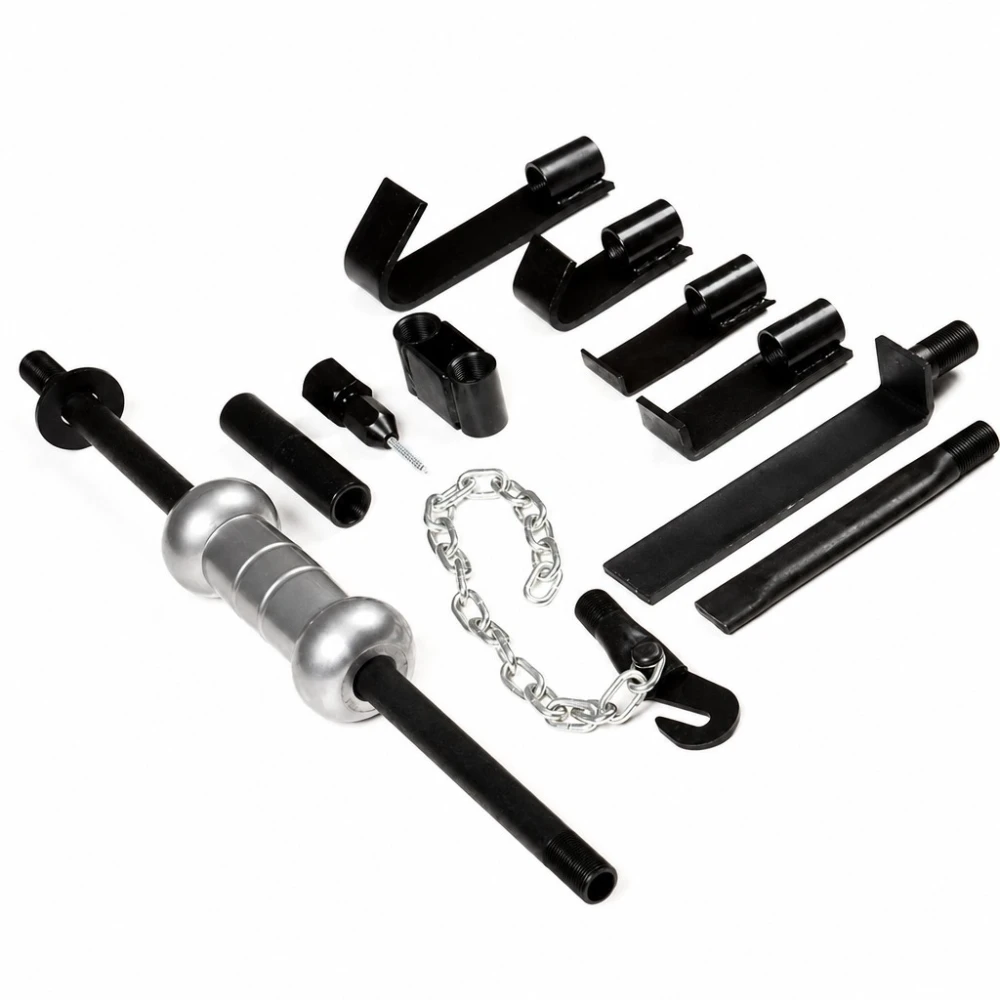 Bodywork dent puller kit with slide hammer 4.5 kg (10 LBS)
