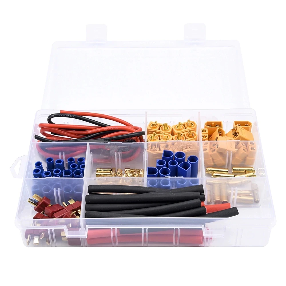 XT60 XT90 EC3 EC5 RC Connector Kit with Male and Female Adapters