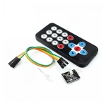 Infrared Remote Control Kit for Arduino with 38kHz IR Sensor and Ultra-thin Remote