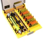 45-in-1 Precision Screwdriver Kit with Ergonomic Handle and Steel Bits