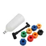 Modern spill-free car oil funnel kit - 8 pieces TSX TOOL