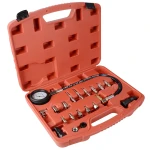 Diesel Cylinder Compression Tester Kit 0-1000PSI TU-15