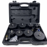 9-Piece Turbocharger Leak Tester Kit with Pressure Gauge for Turbo Testing