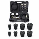 9-Piece Turbocharger Leak Tester Kit with Pressure Gauge for Turbo Testing