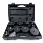 9-Piece Turbocharger Leak Tester Kit with Pressure Gauge for Turbo Testing