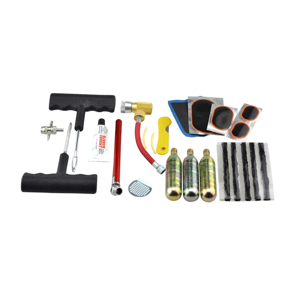 TSX TOOL CO2 puncture repair kit for car and motorbike tyres