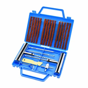 23-Piece Tyre Puncture Repair Kit Car Motorcycle Plugs Reamer