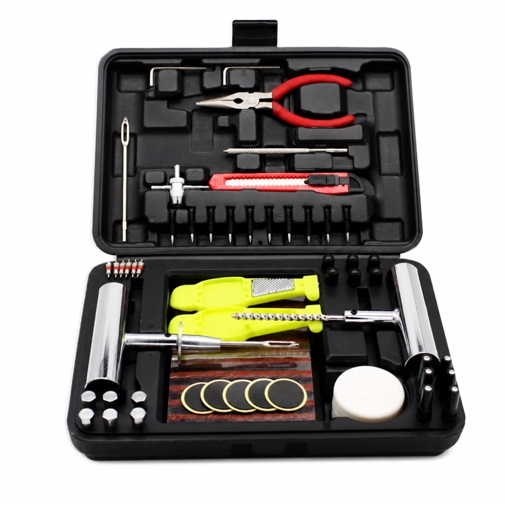87-Piece Professional Tyre Puncture Repair Kit Car SUV Van