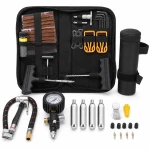 Tubeless Tyre Puncture Repair Kit Motorbike Bicycle 81 Pieces Plugs Reamer