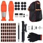 Tubeless Tyre Puncture Repair Kit Motorbike Bicycle 81 Pieces Plugs Reamer