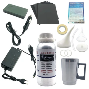 Car headlight restoration kit with liquid polymer 800ml - TSX TOOL
