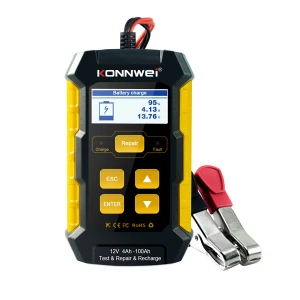 Konnwei KW510 12V battery tester with 3-in-1 diagnostic tool