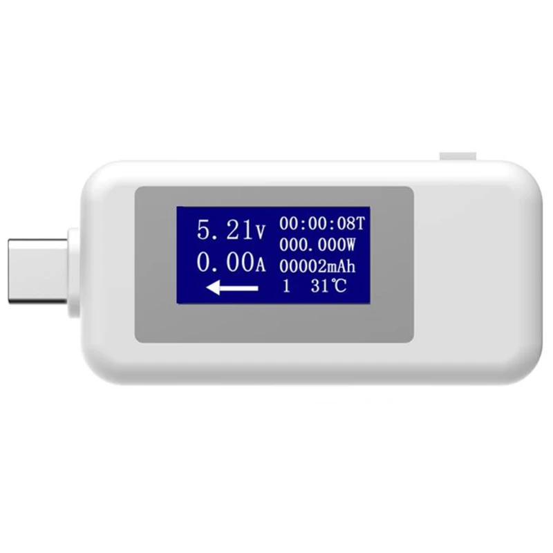 KWS1802C USB Type C Current Meter Tester with Digital Display