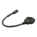 Vista lateral del adaptador cable diagnóstico Kymco 3Pin a 16Pin