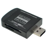 USB 2.0 All-in-One Memory Card Reader for Micro SD, MMC, SDHC, TF and M2