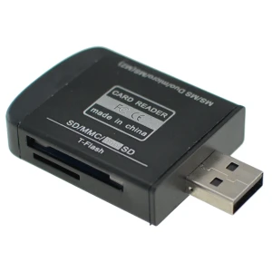 satkit USB 2.0 All-in-One Memory Card Reader for Micro SD, MMC, SDHC, TF and M2