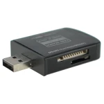 USB 2.0 All-in-One Memory Card Reader for Micro SD, MMC, SDHC, TF and M2