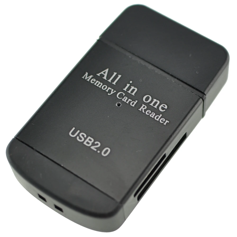USB 2.0 All-in-One Memory Card Reader for Micro SD, MMC, SDHC, TF and M2