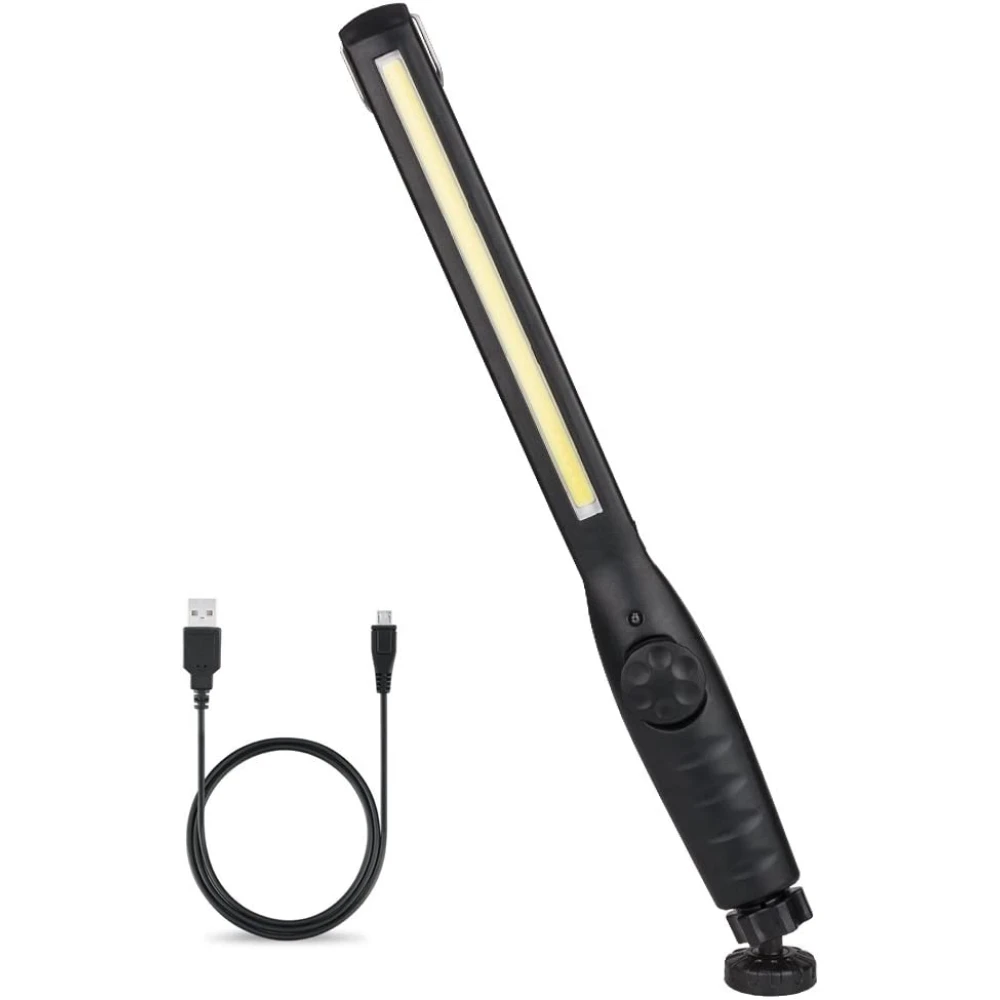 Rechargeable LED Work Light with 4 Modes and Magnetic Base for Workshops and Cars