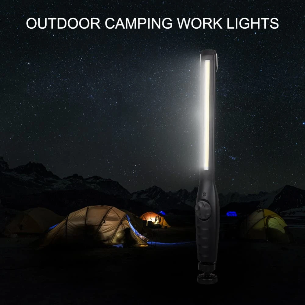 Rechargeable LED Work Light with 4 Modes and Magnetic Base for Workshops and Cars