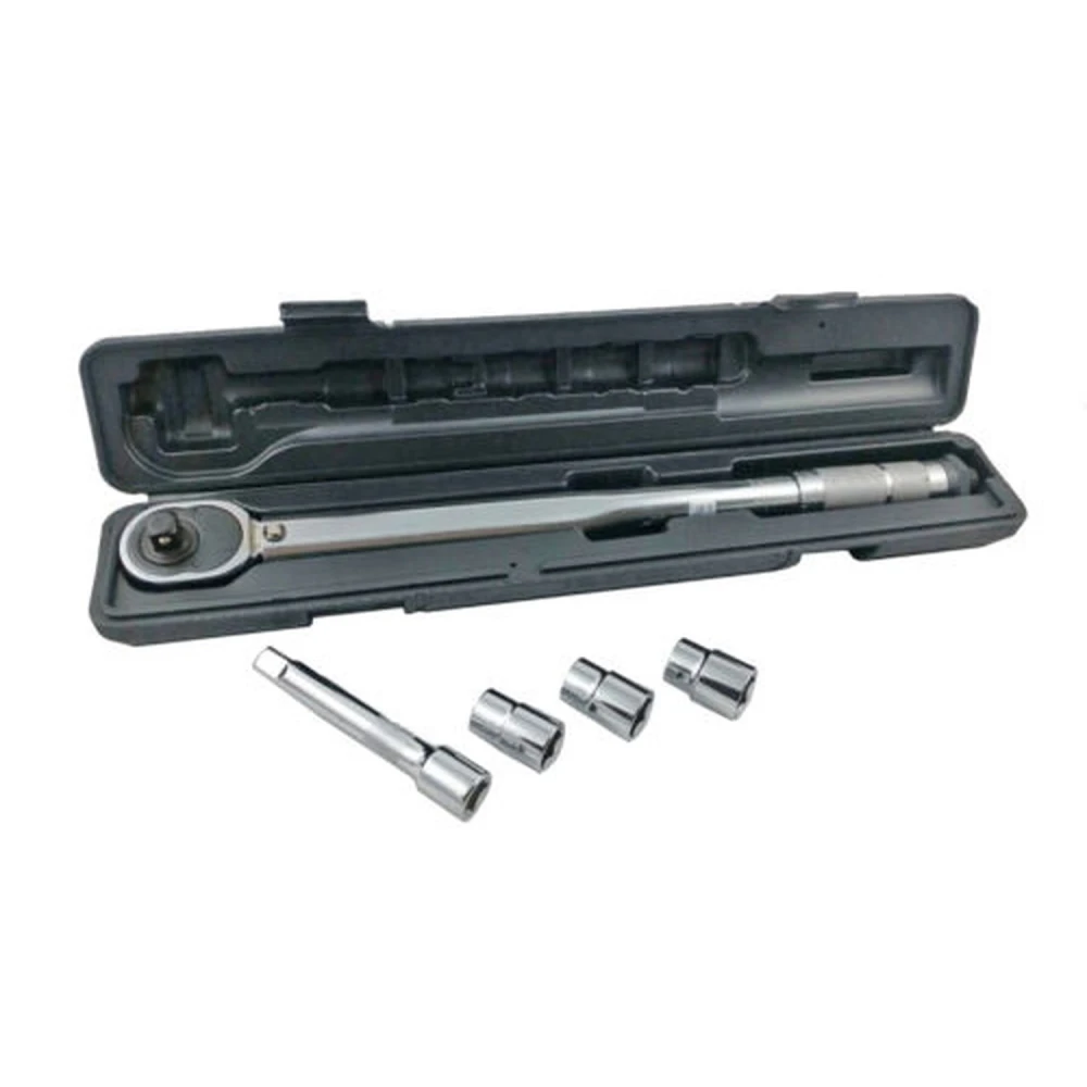 1/2'' Torque Wrench 28-210 Nm with Extension and 3 Sockets TSX TOOL