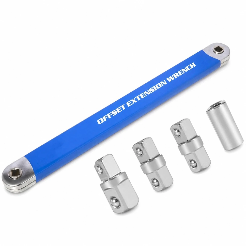 Extra Long Double Ring Spanner 390mm Professional Double End Cr-V Steel