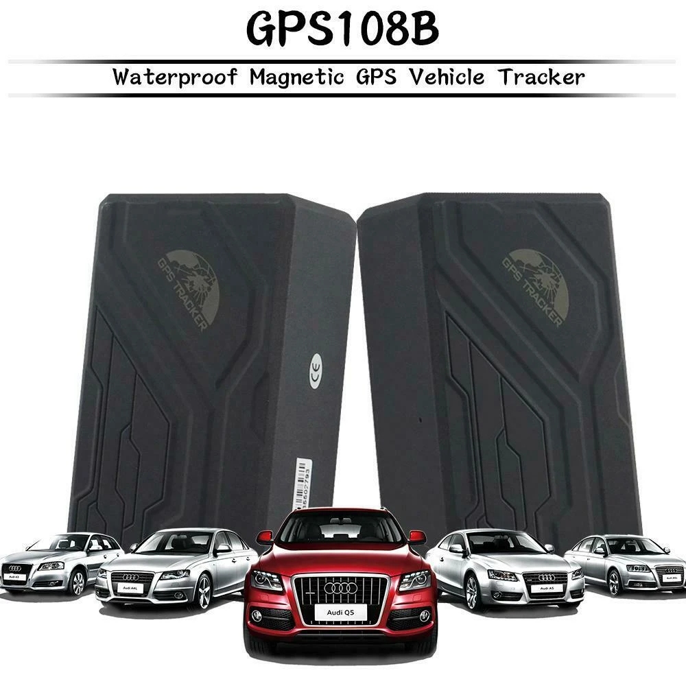 TK108B long battery GPS tracker for car with SOS alarm and magnetic base