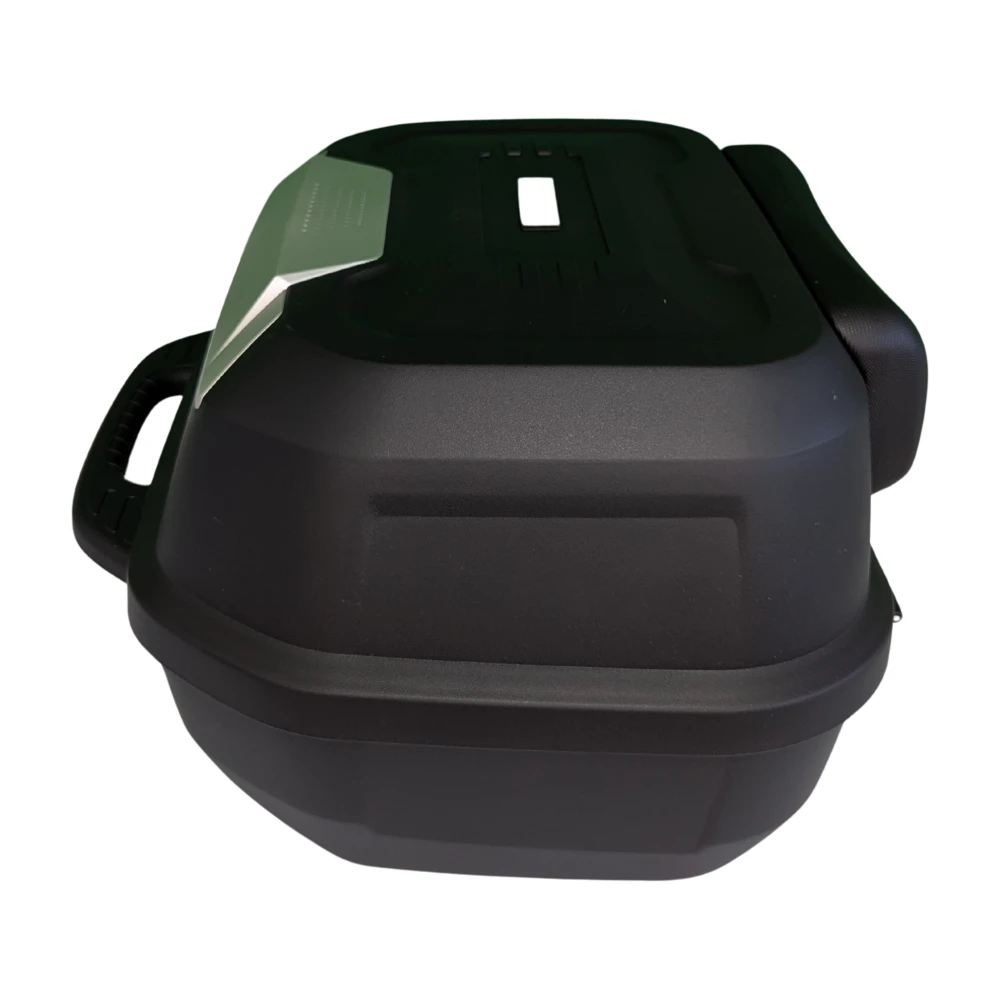 47L Motorcycle Top Box Helmet Case - Universal Removable Top Box with Lock and Backrest