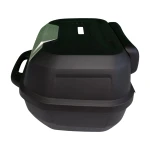 47L Motorcycle Top Box Helmet Case - Universal Removable Top Box with Lock and Backrest