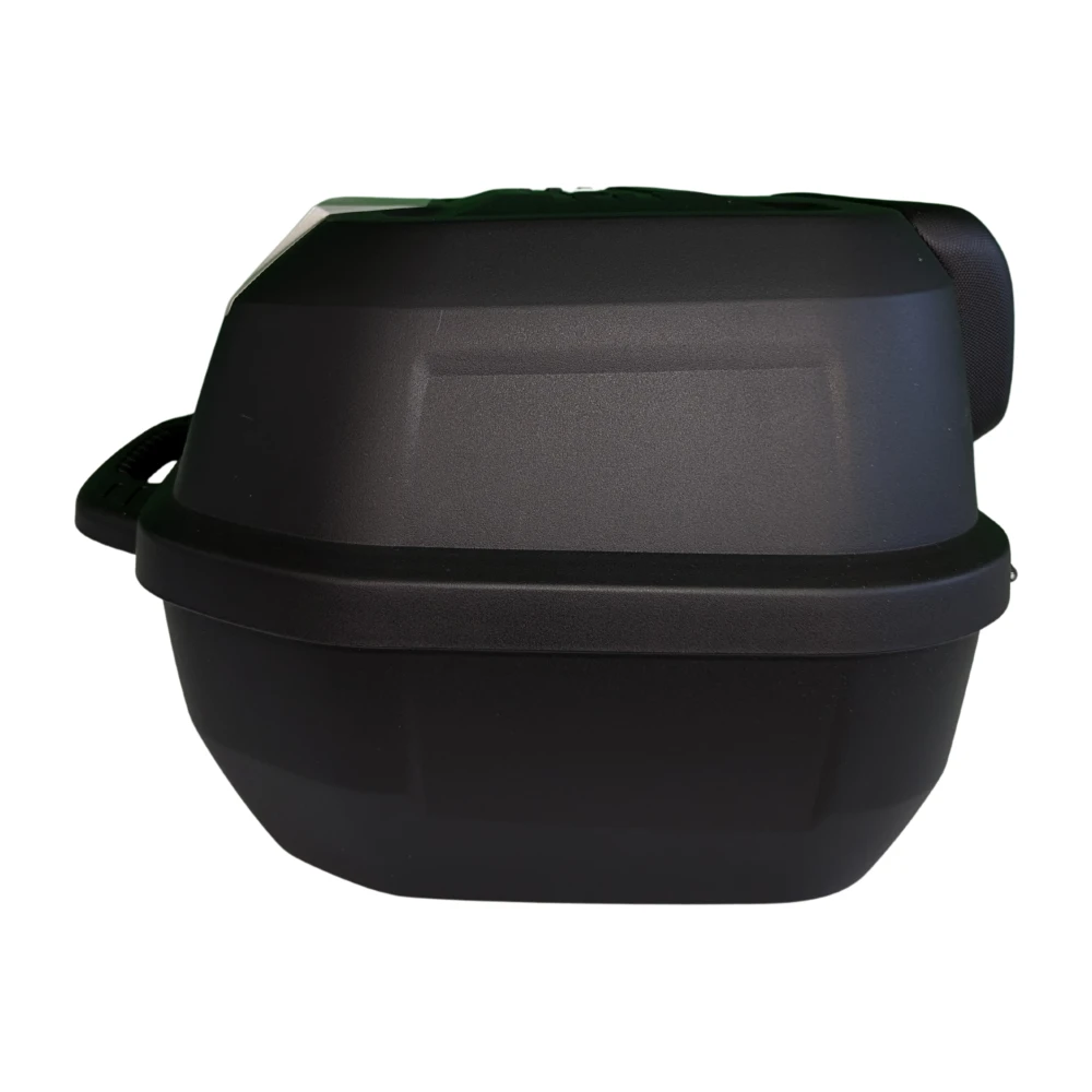 47L Motorcycle Top Box Helmet Case - Universal Removable Top Box with Lock and Backrest