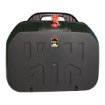 47L Motorcycle Top Box Helmet Case - Universal Removable Top Box with Lock and Backrest