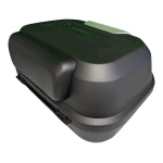 47L Motorcycle Top Box Helmet Case - Universal Removable Top Box with Lock and Backrest