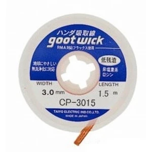 GOOT WICK CP-3015 desoldering braid for professional electronics repairs