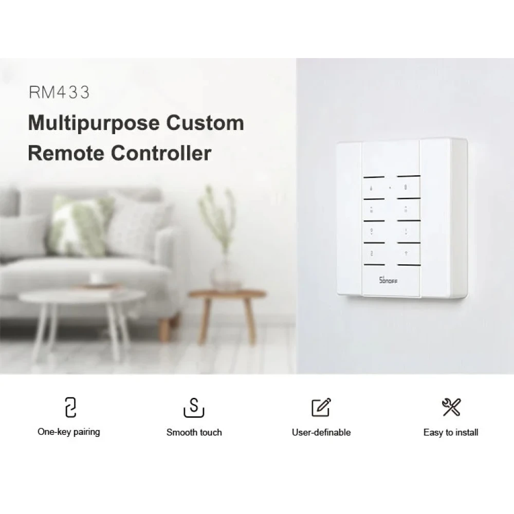 SONOFF RM433R2 remote control for 433MHz RF devices