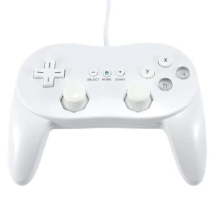 Compatible White Wii Classic Pro Controller for Nintendo Wii