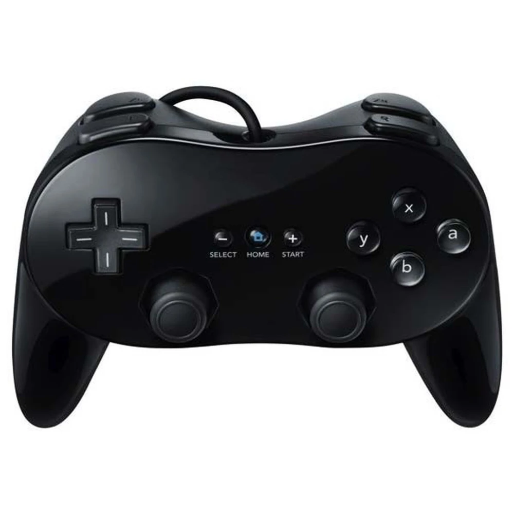 Compatible Black Wii Classic Pro Controller for Nintendo Wii