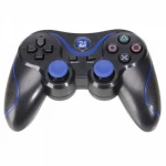 DualShock 3 Compatible PS3 Bluetooth Controller Black Blue Sixaxis