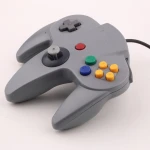 Nintendo 64 compatible controller with original connector and black cable