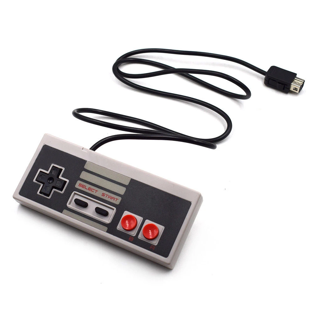 Wired controller compatible with Nintendo Mini NES Classic Edition console