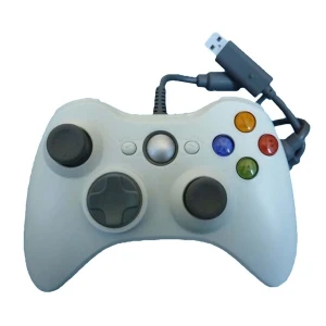 White Wired Xbox 360 Compatible Controller