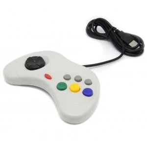 Sega Saturn USB Controller for PC and Mac - Grey Classic Pad