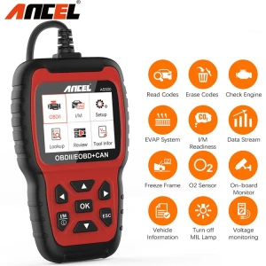 Ancel AS500 OBD2 Scanner Vehicle Diagnostic Tool