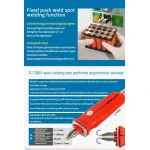 Sunkko 709AD+ 220V Spot Welder with Soldering Iron for 18650 Li-ion Battery