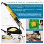 Sunkko 709AD+ 220V Spot Welder with Soldering Iron for 18650 Li-ion Battery