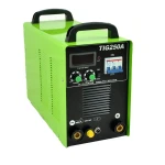 Soldadora inverter Tig-250 con MMA en uso en taller