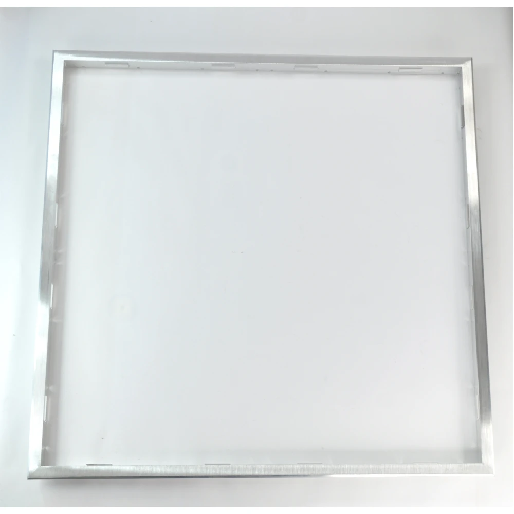 Recessed frame for 60x60 cm LED panel for fixed ceilings