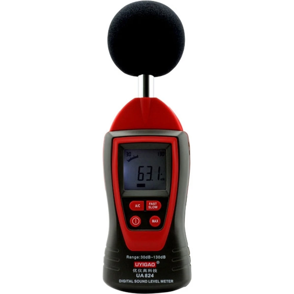 Uyigao UA824 digital sound level meter with high accuracy and advanced functions